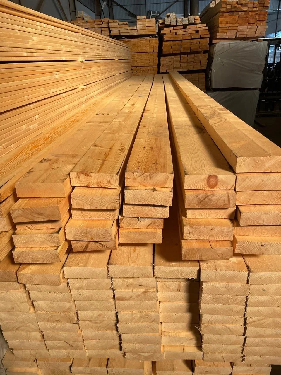 Доска обрезная 50x150x6 м сух